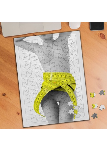 Ince Bel Form Vücut 240 Parça Puzzle Yapboz TABLO-54715576