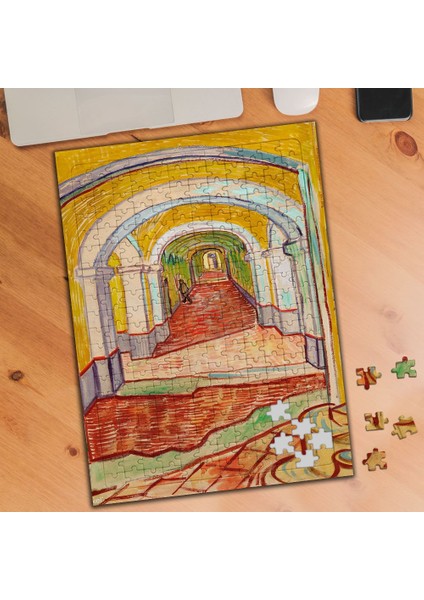 Akıl Hastanesi Koridor Girişi 240 Parça Puzzle Yapboz TABLO-8505