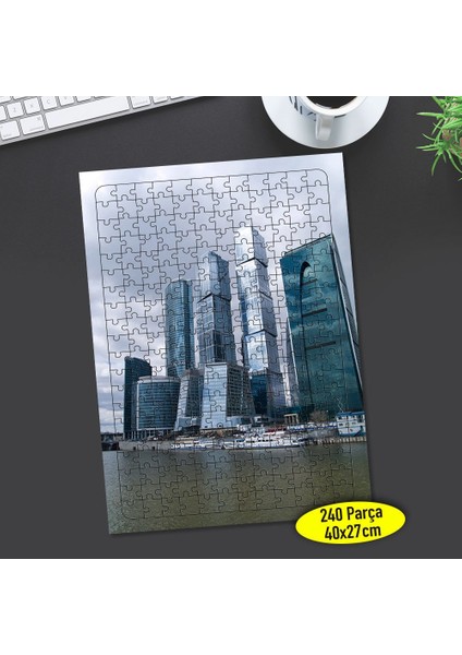 Iş Merkezi Gökdelenler Mimari 240 Parça Puzzle YAPBOZ-403215