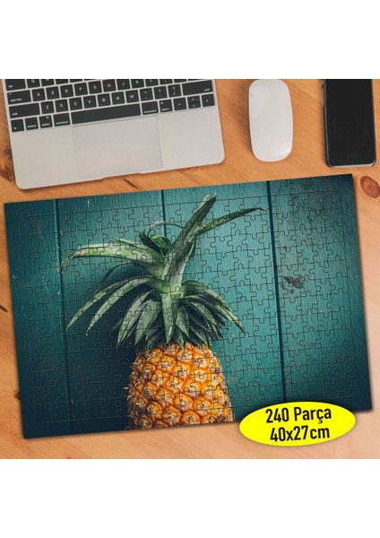 Tropikal Meyve Ananas 240 Parça Puzzle YAPBOZ-86497593