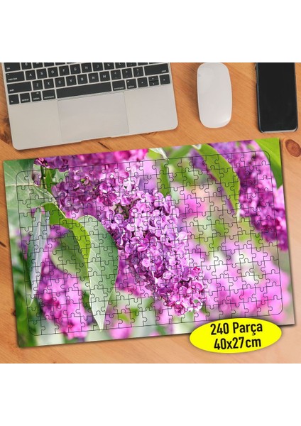 Lavanta Dalları 240 Parça Puzzle Yapboz TABLO-69974829
