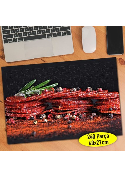 Salam Şarküteri Gıda Yiyecek 240 Parça Puzzle YAPBOZ-111538814