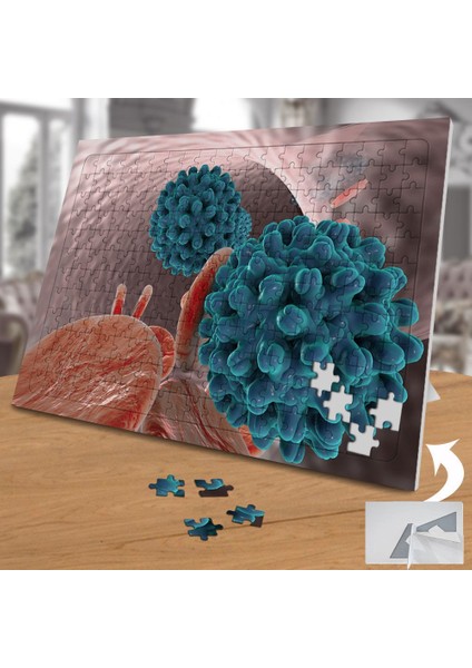 Kana Karışan Virüs 240 Parça Puzzle Yapboz TABLO-329634998