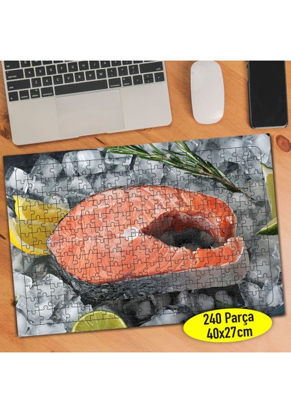 Somon Balığı Deniz Mutfağı 240 Parça Puzzle YAPBOZ-110106255