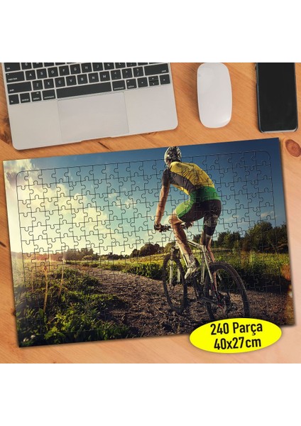 Arazide Bisiklet Sporu 240 Parça Puzzle YAPBOZ-106523874