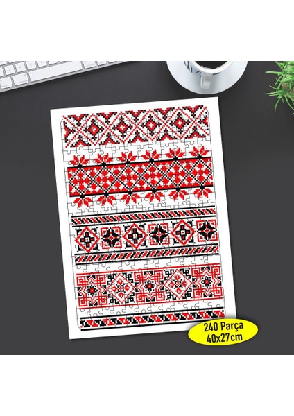Ukrayna Etnik Desenleri 240 Parça Puzzle YAPBOZ-10_UNVZAG5PAZ