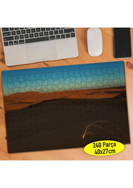 Issız Çöl Manzarası 240 Parça Puzzle Yapboz TABLO-340724066