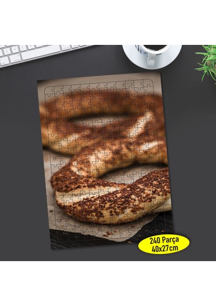 Susamlı Simitler 240 Parça Puzzle YAPBOZ-97673765