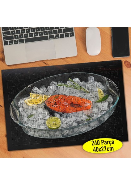 Somon Balığı Deniz Mutfağı 240 Parça Puzzle YAPBOZ-110106262