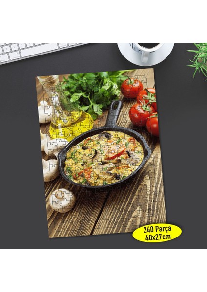Masada Lezzetli Yemek Restoran 240 Parça Puzzle YAPBOZ-84172569