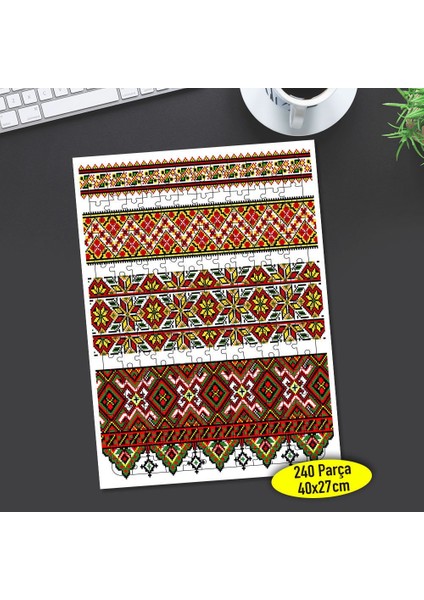Ukrayna Etnik Desenleri 240 Parça Puzzle YAPBOZ-24_DWTYYW