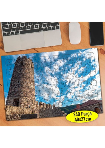 Gürcistan Rabati Kalesi Manzarası 240 Parça Puzzle YAPBOZ-99813