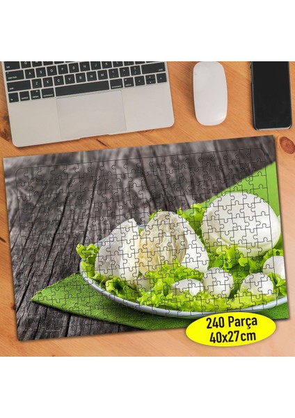 Mozzarella Peynir Topları 240 Parça Puzzle YAPBOZ-107096091