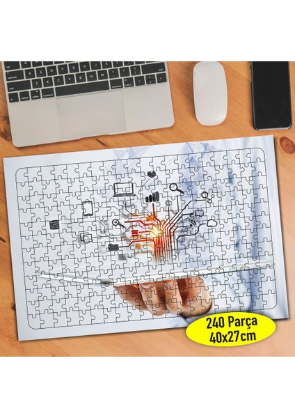 Sosyal Ağ Teknoloji Uzmanlığı 240 Parça Puzzle YAPBOZ-98722245