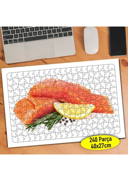 Somon Balığı Deniz Mutfağı 240 Parça Puzzle YAPBOZ-111262372