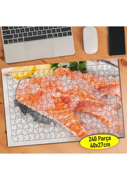 Somon Balığı Sunum Tabağı 240 Parça Puzzle YAPBOZ-752554