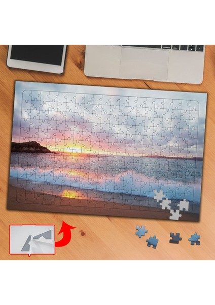 Kıyıya Vuran Dalga, Kumsal 240 Parça Puzzle Yapboz TABLO-PD19