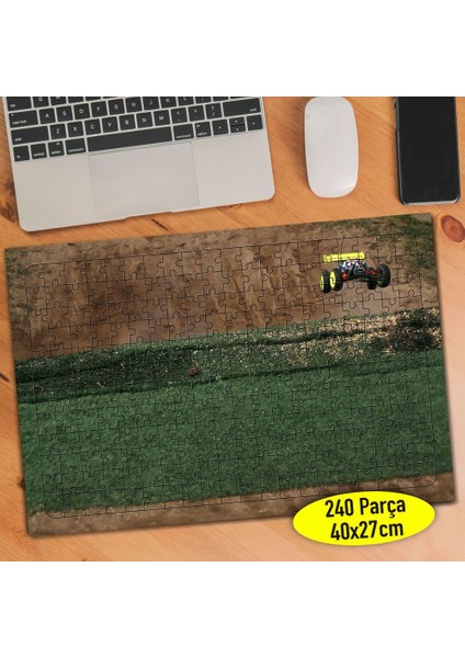 Oyuncak Araba Ralli Yarışı 240 Parça Puzzle YAPBOZ-5856807