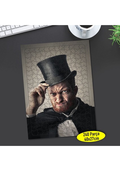 Sihirbaz Şapkalı Adam 240 Parça Puzzle Yapboz TABLO-107218464