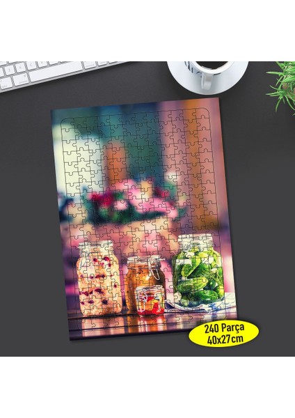 Turşu Kavanozları 240 Parça Puzzle YAPBOZ-111552733