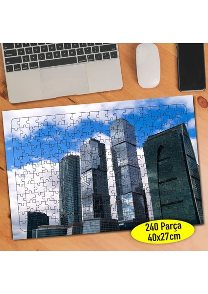 Iş Merkezi Gökdelenler Mimari 240 Parça Puzzle YAPBOZ-40403072