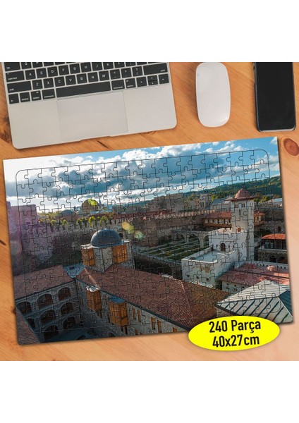 Gürcistan Rabati Kalesi Manzarası 240 Parça Puzzle YAPBOZ-99800