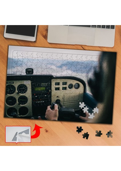 Uçak Içinde Pilot, Uçuş 240 Parça Puzzle Yapboz TABLO-680876