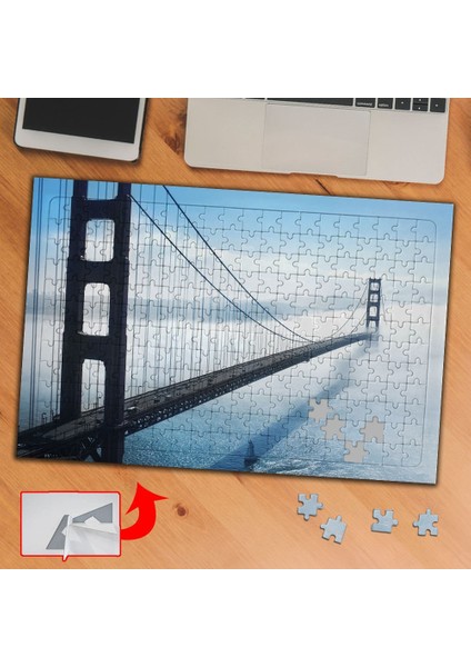 Golden Gate, Sisli Köprü 240 Parça Puzzle Yapboz TABLO-103066