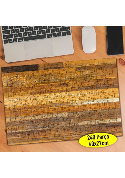 Tahta Desenleri Obje 240 Parça Puzzle YAPBOZ-115473227
