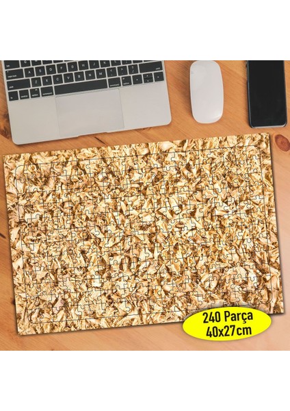 Tahta Talaşları Obje 240 Parça Puzzle YAPBOZ-76262114