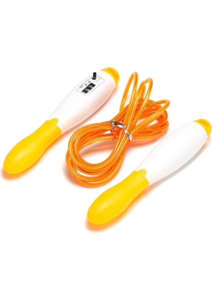 5 Adet Ayarlanabilir Pvc Atlama Halat, Uzunluk: 3m (Sarı Beyaz) (Yurt Dışından)