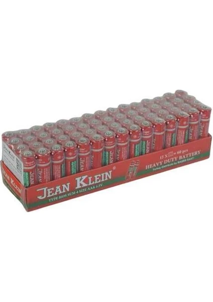 Jean Klein Pil 1,5 V AAA 60 lı İnce Pil