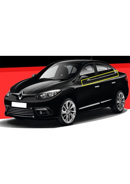 Renault Fluence Krom Cam Çıtası 4 Prç 2010 Üzeri modelleri
