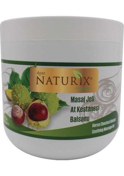 At Kestanesi Masaj Jeli 500 Ml 3'Lü Horse Chestnut Masaj Balsamı Yoğun Jel Kıvam