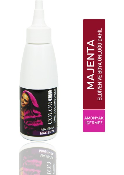 Color Up Yarı Kalıcı Saç Boyası Majenta Kırmızı 120 ml DEPASET1083