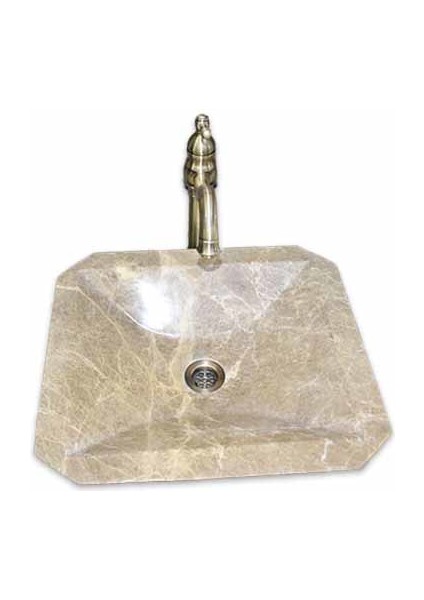 Light Emperador Kare Çanak Lavabo