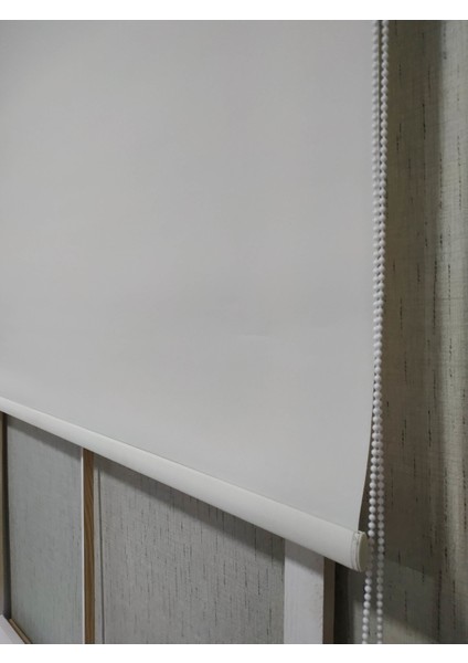 Beyaz Düz Stor Perde