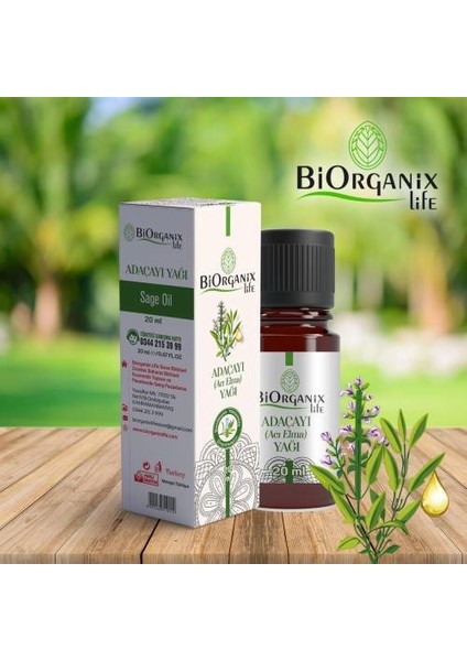 Biorganix Life Adaçayı Yağı