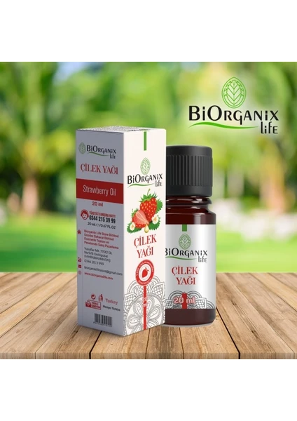 Biorganix Life Çilek Yağı 20 ml