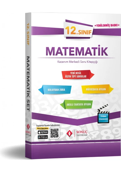 Sonuç Yayınları  12.Sınıf Matematik Modüler Set 2021-2022