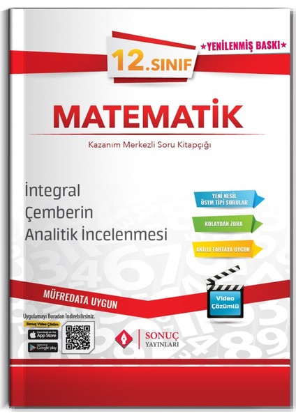 Sonuç Yayınları  12.Sınıf Matematik Modüler Set 2021-2022