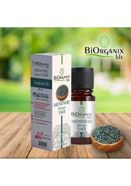 Biorganix Life Menengiç  Yağı 20 ml