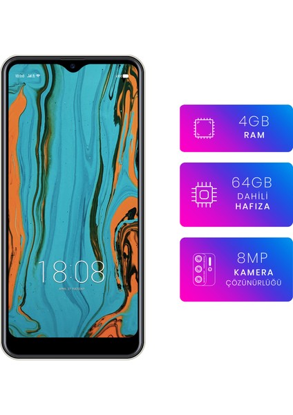 P13 Blue Max L 2021 64 GB (Reeder Türkiye Garantili) Beyaz fiyatları