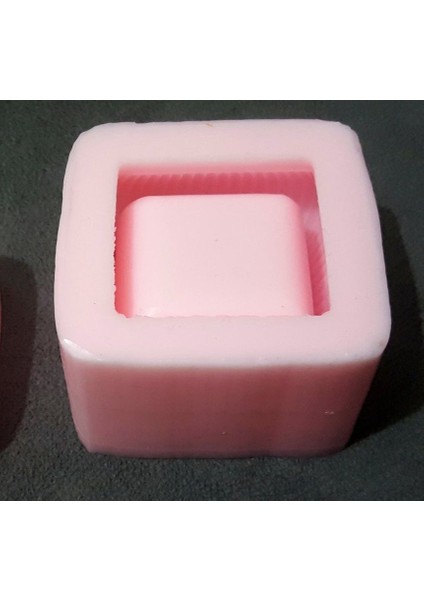 Gül Çiçek Dekorlu Kare Mini Saksı Silikon Kalıp K-206-A fiyatları