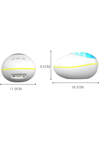 Bluetooth LED Uzaktan Kumandalı Projeksiyon Lambası (Yurt Dışından) indirimleri