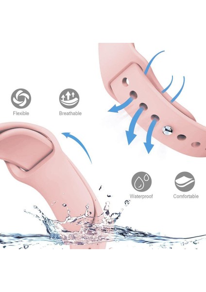 Samsung Galaxy Watch Active 2 40 / 44 mm Uyumlu Silikon Kordon Spor Kayış Jel Silikon Spor Kordon indirimleri
