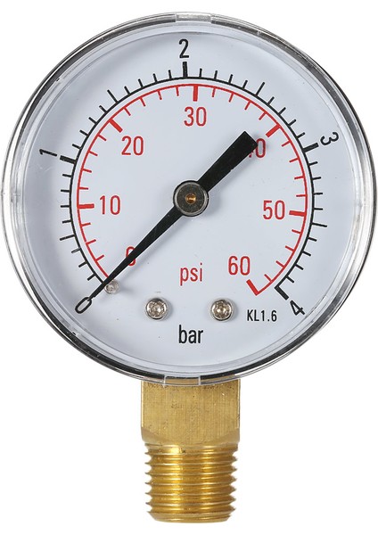 50MM 0 ~ 60PSI 0 ~ 4bar Havuz Filtresi Su Basıncı Kadranı (Yurt Dışından)