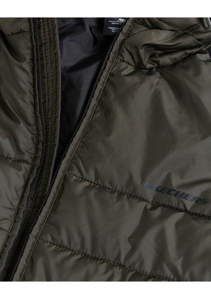 M Panel Hooded Jacket Haki Erkek Mont S212041-801