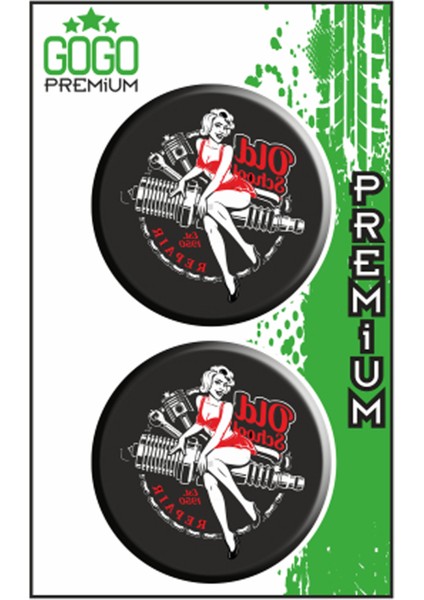 Seven Kardeşler Buji (5x5) Ikili Damla Etiket (De084)