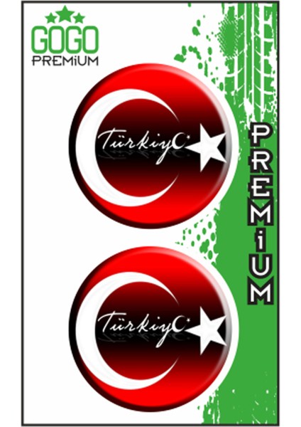 Seven Kardeşler Bayrak 4 (5x5) Ikili Damla Etiket (De088)